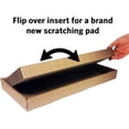 thumbnail image 3 of MidWest Homes for Pets Catty Scratch Board Large for Cats, with Catnip, Reversible Honeycomb Scratching Pad, 3 of 5