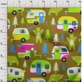 thumbnail image 3 of oneOone Tissu en Viscose Chiffon Moutarde Foncé Matériel de Robe de Camping Randonnée Tissu Imprimé au Mètre 42 Pouces de Large, 3 of 4