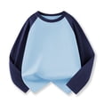 thumbnail image 2 of T-shirts à Manches Longues pour Enfants Filles Garçons Raglan Tee Baseball, 2 of 3