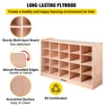 thumbnail image 4 of VEVOR 20-Section Cubbies for Classrooms, Cubby Storage Cabinet, Classroom Cubbies, Compartment Storage Cabinet, Classroom Furniture for Home, School, Kindergarten, 4 of 9