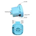 thumbnail image 3 of Mistaha Electric Vacuum Pump for Efficient Compression and Space Saving - Mini Portable Air Pump for Home and Travel Organization - Pink-US - 55W Power - Premium Material - Fast Deflation - Compact, 3 of 6