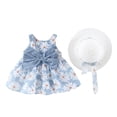 thumbnail image 1 of Robes pour Bébé Sans Manches Robe Tutu pour Bébé Robe d'Été pour Filles avec Chapeaux 2 Pcs Robe de Fête pour Tout-Petit 18-24 Mois, 1 of 3