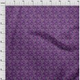 thumbnail image 3 of oneOone Georgette Viscose Fabric Leaves & Floral Block Print Fabric By Yard 42 Inch Wide, 3 of 4