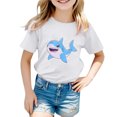 thumbnail image 1 of TZEWGL Tees For Child Cute Graphic Short Sleeve Ocean Print Clothes For Toddlers size 12-24M, 1 of 3