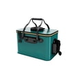 thumbnail image 1 of EVA Foldable Fishing Bucket with Oxygen Pump Mount, 21L Portable Live Bait Container for Outdoor Angling, 1 of 6