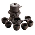 thumbnail image 2 of Lipstore Chinese Kung Fu Tea Set Clay Tea Sets Zisha Kung Fu Teapot for Family and B, 2 of 8
