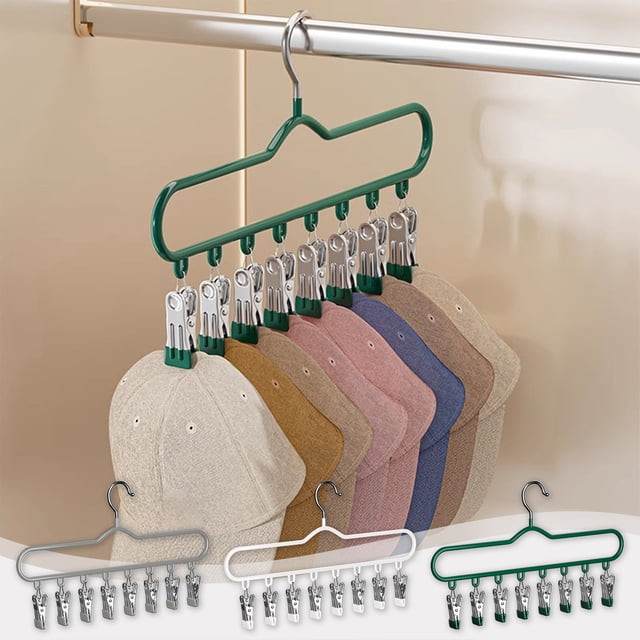 Sentmoon Étendoir à Linge Étendoirs à Linge pour Sécher les Vêtements Crochet en Acier Inoxydable Étendoir avec Pinces Étendoir à Vêtements Multifonction Convient