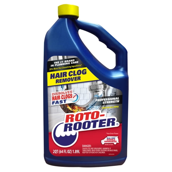Roto Rooter HAIR CLOG REMVR LQD 64OZ (Pack of 4)