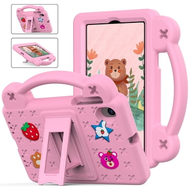 Dteck for pour Onn Étui pour Tablette 7 Pouces (Modèle 2024) 100135924, avec Poignée et Support, Étui Antichoc en EVA pour Enfants Walmart Onn Étui pour Tablette 7 Pouces Gen 4, Rose#2