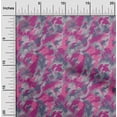 thumbnail image 2 of oneOone Georgette Viscose Pink Fabric Abstract Dress Material Fabric Print Fabric By The Yard 42 Inch Wide, 2 of 4