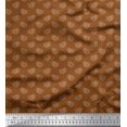 thumbnail image 1 of Soimoi Moss Georgette Fabric Dot & Paisley Decor Fabric Printed Yard 42 Inch Wide, 1 of 1