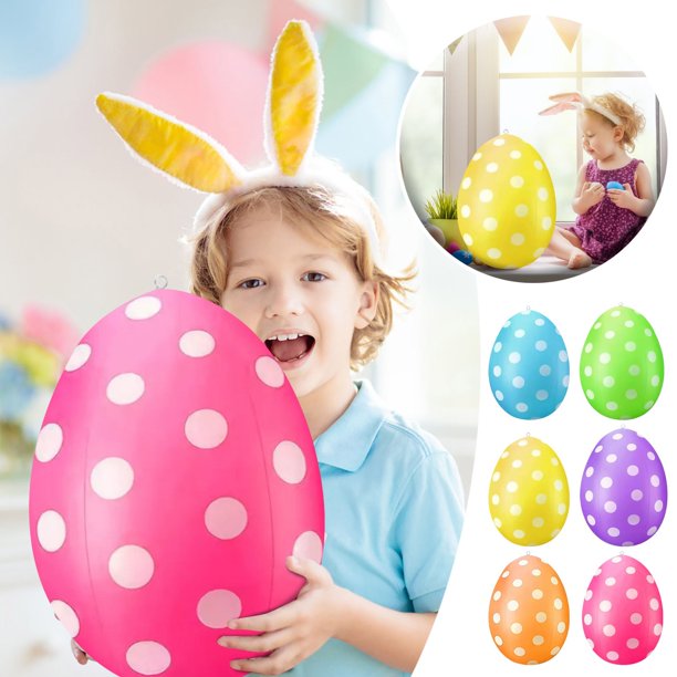 Ostereier XXL Zum Aufhängen Outdoor 50cm Aufblasbare Deko Eier Groß Osterdeko Outdoor Ostereier Deko Osterdekoration Ostern Dekoration Für Draußen Garten