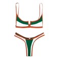thumbnail image 2 of Milaget Female Bikini Set Adjustable Shoulder Straps Swimsuit for Travel Beach Party L, 2 of 9