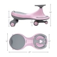 thumbnail image 2 of Gymax Wiggle Car Ride-on Toy w/ Flashing Wheels for Toddlers & Kids Pink, 2 of 10