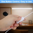 thumbnail image 4 of EIGTHTAIL 2 Pcs Lumière de Placard LED 20 LED USB Éclairage sous Armoire pour Cuisine Garde-Robe Blanc, 4 of 6