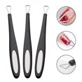 thumbnail image 1 of 3 Pcs Poussoir à Cuticules Outil Portable Double Face pour Enlever les Cuticules Lime à Ongles, 1 of 8