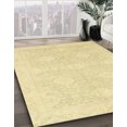 thumbnail image 2 of Ahgly Company Indoor Rectangle Abstract Mustard Yellow Oriental Area Rugs, 2' x 3', 2 of 6