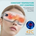 thumbnail image 4 of Masseur pour les Yeux avec Chaleur et Compression, Musique Bluetooth Rechargeable pour Relaxer et Réduire la Fatigue Oculaire, 4 of 7