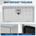 thumbnail image 3 of GloryStar Underbody Aluminum Tool Box, Lockable Waterproof Storage Organizer with Keys for Underbed Use on Truck, Trailer, and RV, 3 of 8