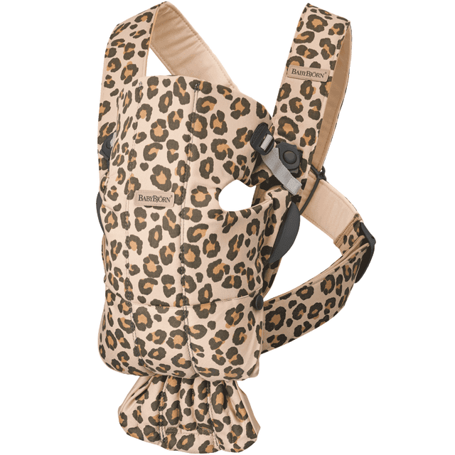 BabyBjorn Baby Carrier Mini, Coton, Beige/léopard