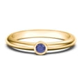 thumbnail image 1 of Classic Bezel Set Birthstone Ring - Blue Sapphire (September), 1 of 4