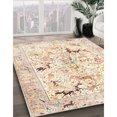 thumbnail image 2 of Ahgly Company Indoor Rectangle Traditional Peach Beige Persian Area Rugs, 6' x 9', 2 of 6