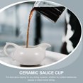thumbnail image 3 of Sauce Container Sauce Boat Ceramic Milk Sauce Cup Ceramic Gravy Boat Gravy Container, 3 of 9