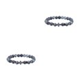 thumbnail image 4 of VONKY Gifts Unisex Bracelets With Exquisite Beads For Meaningful Presents Wide weathering 2Set, 4 of 6