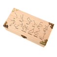 thumbnail image 3 of lionlar Wood Storage Box Home Decor Decorative Treasure Chest for Dice Cards Jewelry Style C, 3 of 9