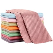 Wipes Absorbent Reusable Cleaning Cloths for Easy Wipe with Striped Pattern Fiber Material Kitchen and Home Cleaning 15 or 20 Count