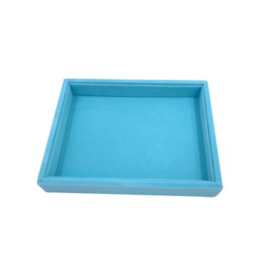 Xingzhi Box Jewelry Display Organizer Necklaces Storage Tray Holder Velvet Plate Bracelet Fashionable Rectangle Shelf Present Flat Plate