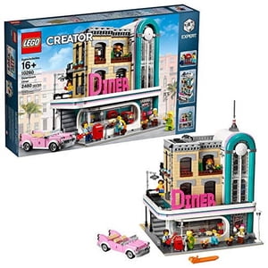 LEGO Creator Expert Diner du centre-ville 10260 Kit de construction, jeu de modèles et jouet d'assemblage pour enfants et adultes (2480 Pièces)