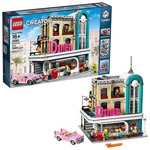 LEGO Creator Expert Diner du centre-ville 10260 Kit de construction, jeu de modèles et jouet d'assemblage pour enfants et adultes (2480 Pièces)