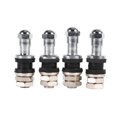 thumbnail image 1 of 4Pcs Car Tubeless Wheel Tire Valve Stem Metal  In High Pressure Flush Mount Rear, Made of Solid Brass and Iron Material, Durable In Using, Comes with EPDM Rubber O  Seal, 1 of 8