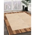 thumbnail image 3 of Ahgly Company Tapis d'Intérieur Lavable en Machine Carré Transitionnel Blond Doré Or, 4 Pieds Carré, 3 of 7