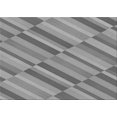 thumbnail image 1 of Ahgly Company Machine Washable Indoor Rectangle Transitional Dark Gray Area Rugs, 4' x 6', 1 of 7