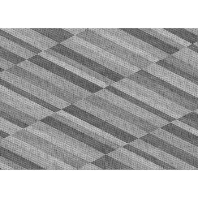 Ahgly Company Machine Washable Indoor Rectangle Transitional Dark Gray Area Rugs, 4' x 6'