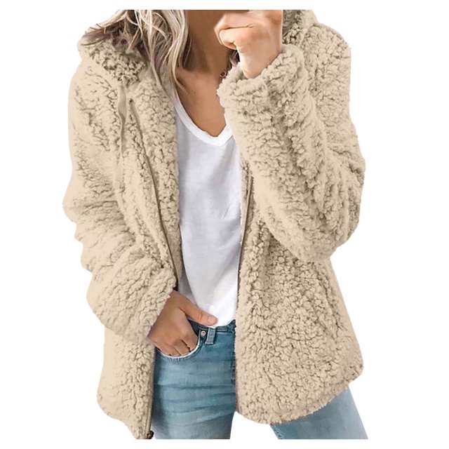 2025 Femmes Dames Chaud Léger Veste Manteau Veste Hiver Col Rond Veste en Molleton pour Femmes Fermeture Éclair Complète Uni Long