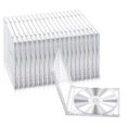 thumbnail image 1 of Katigan 20 Pcs 10.4 mm CD Jewel Cases Standard Single Clear CD Case DVD Cover Protection Replacement, 1 of 6