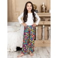 thumbnail image 3 of Up Past 8 Pantalon de Pyjama pour Filles en Peluche Duveteuse Vêtements de Nuit Pantalon Amusant, 3 of 6
