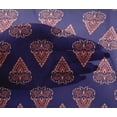 thumbnail image 4 of oneOone Viscose Chiffon Fabric Leaves & Floral Block Decor Fabric Printed BTY 42 Inch Wide, 4 of 4