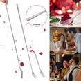 thumbnail image 1 of XYAIYT Fourchette à Long Manche Réglable en Acier Inoxydable Extensible pour Barbecue, Grillade et Tenue de Salle à Manger, pour Camping, Cuisson de Côtes, Ensemble de Poulet, Gadget de Cuisine pour Fête Barbecue, 1 of 8