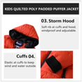 thumbnail image 5 of Hiheart Boys Winter Padded Coats Outwear Puffer Jacket, 5 of 5