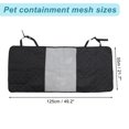 thumbnail image 2 of Unique Bargains Dog Car Net Barrier Pet Barrier with Adjustable Rope Universal for Cars SUVs Easy Install Black, 2 of 7