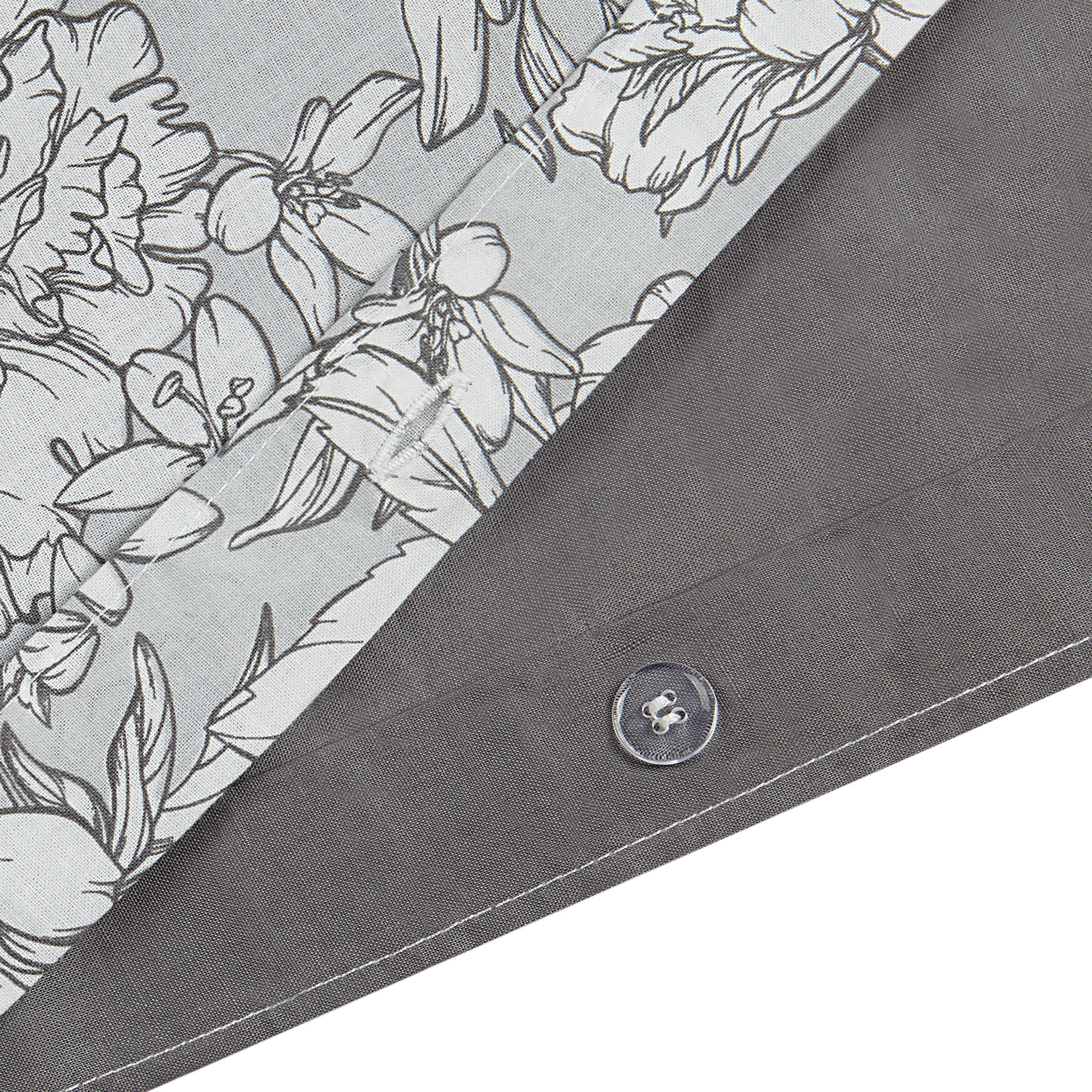 Ensemble de housse de couette 3 pièces Noir / Blanc / Rose HOMETRENDS, très grand