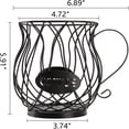 thumbnail image 2 of Dosaele Porte-Gobelet K Porte-Dosettes de Café Métal Noir, 2 of 6