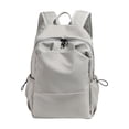 thumbnail image 1 of Unisex Backpack For Junior High High School Students Large Capacity Travel Bag Simple Design Durable School Bag Laptop Book Carrier Grey Color F-039 Grey, 1 of 6