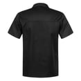 thumbnail image 2 of YONGHS Men Women Chef Coat Short/Long Sleeve Chef Shirt Custom Kitchen Restaurant Hotel Uniform Chef Jacket 010#Black M, 2 of 5