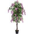 thumbnail image 1 of Costway 6' Artificial Wistera Silk Tree Pink Flower Indoor-Outdoor Home Decor, 1 of 10