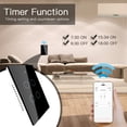 thumbnail image 3 of Mistaha Upgraded 4 Gang Wi-Fi Smart Touch Switch Easy Pairing Multi-control Association Backlight ON/ OFF APP Control Voice Control Compatible with / Home Timing Sharing Relay Status Wall Light Swi, 3 of 6